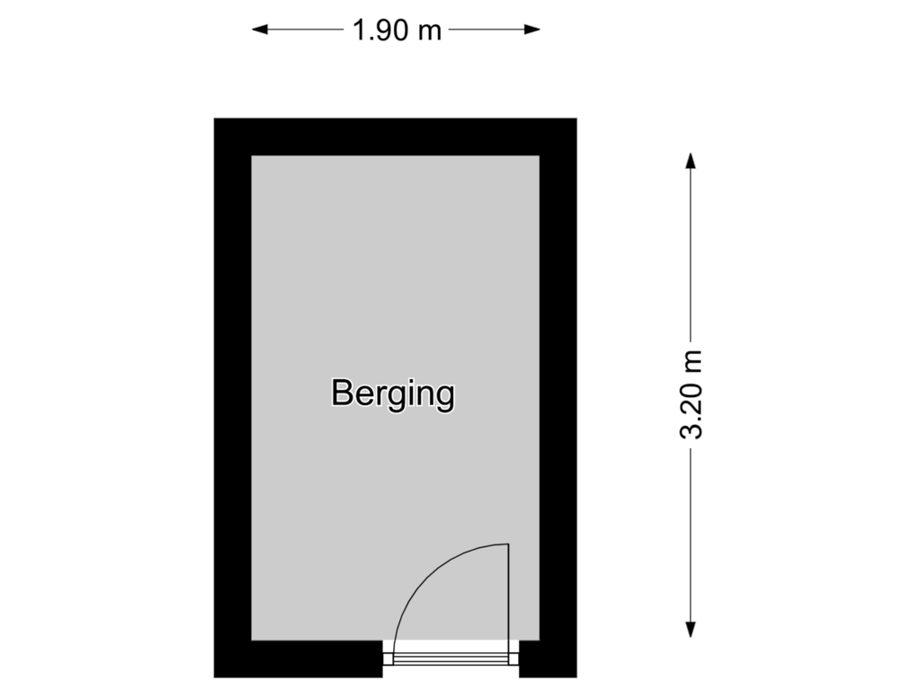 View floorplan of Berging of Sir Winston Churchillln 283-F031