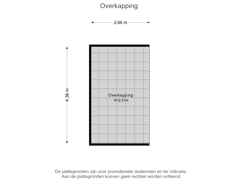 Bekijk plattegrond van Overkapping van Kopseweg 11