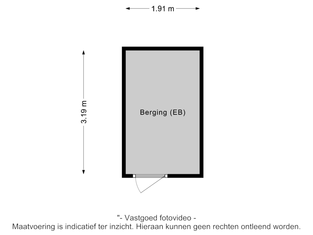 Bekijk plattegrond van Berging van Kleefsehoek 25