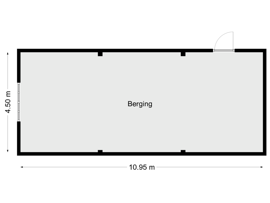 Bekijk plattegrond van Bijgebouw van Schotkampweg 159