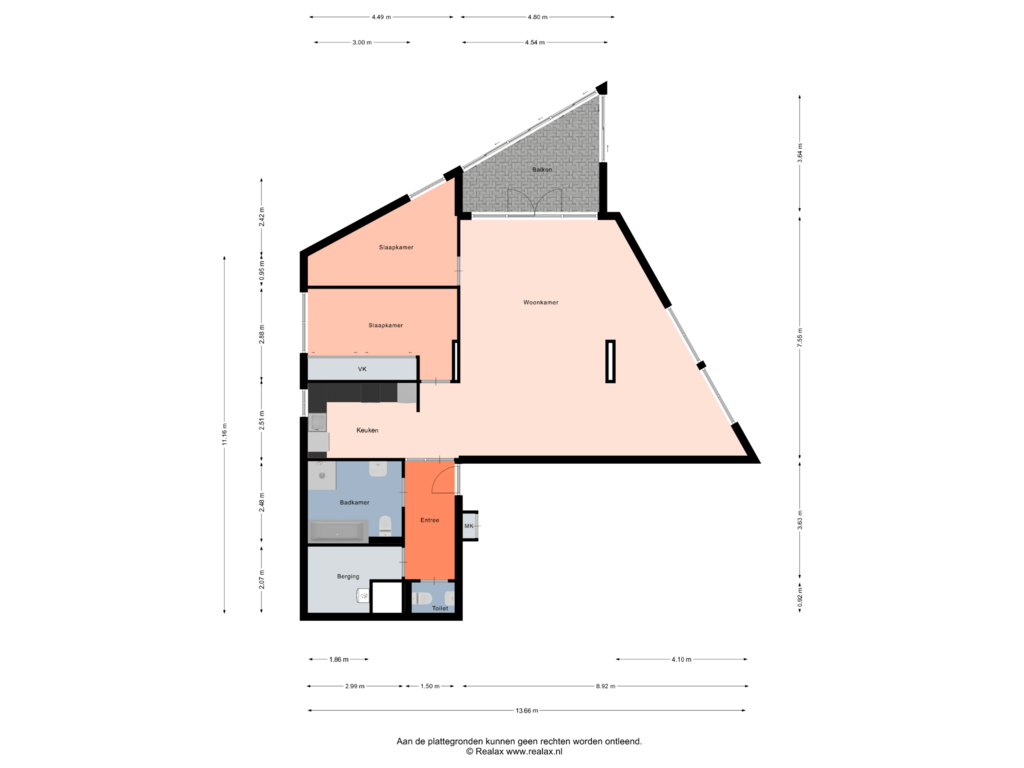 View floorplan of Verdieping of Jade 101