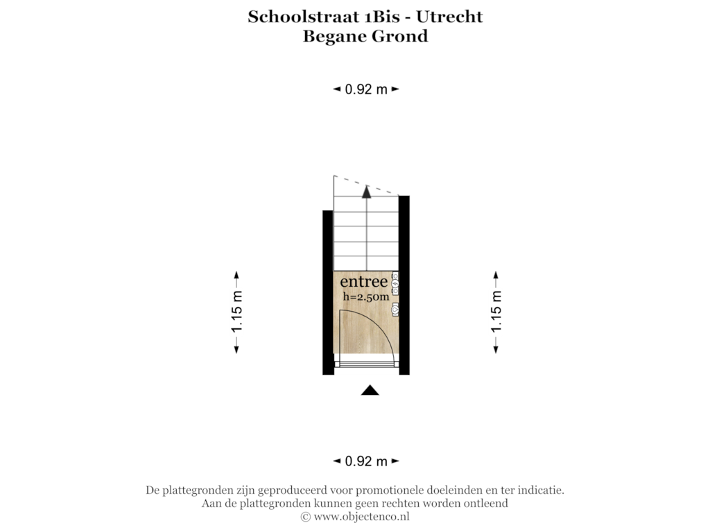 Bekijk plattegrond van Begane Grond van Schoolstraat 1-BS