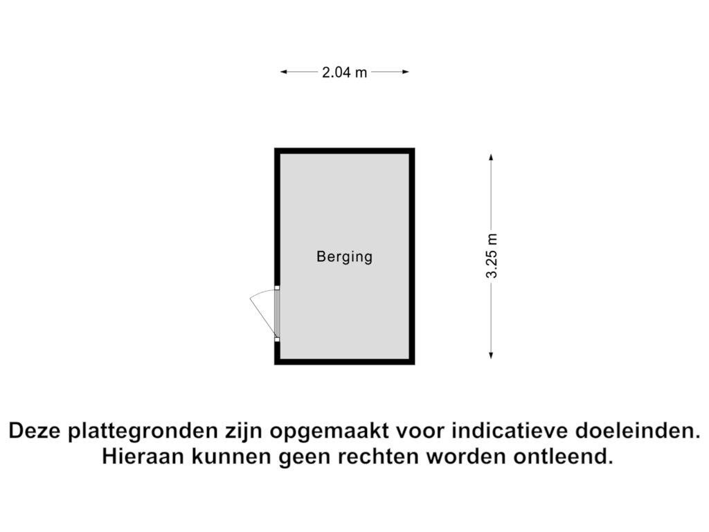 Bekijk plattegrond van Berging van Prins Mauritslaan 39