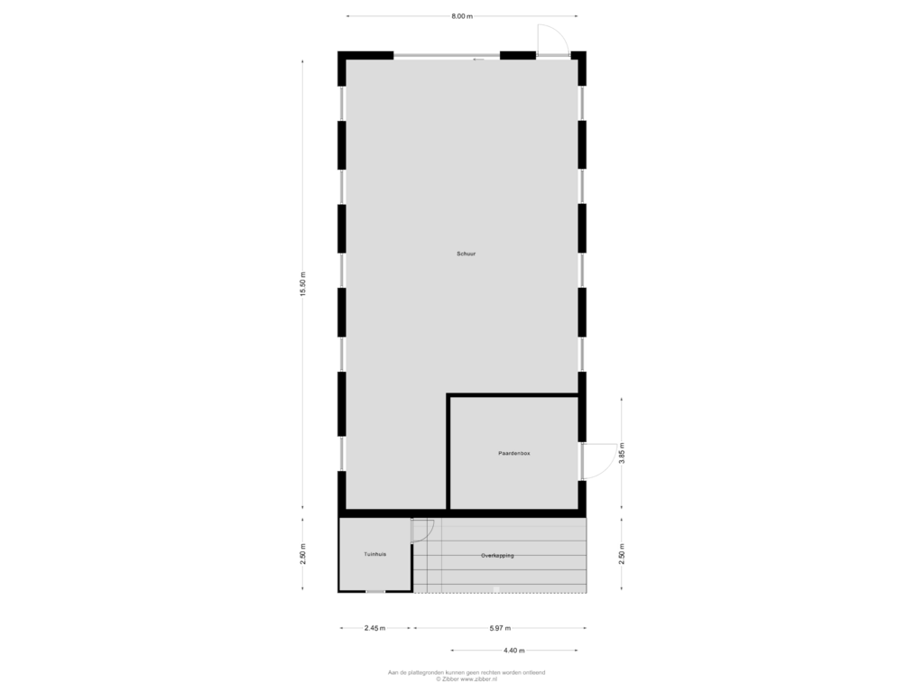 Bekijk plattegrond van Schuur van Middelstraat 24