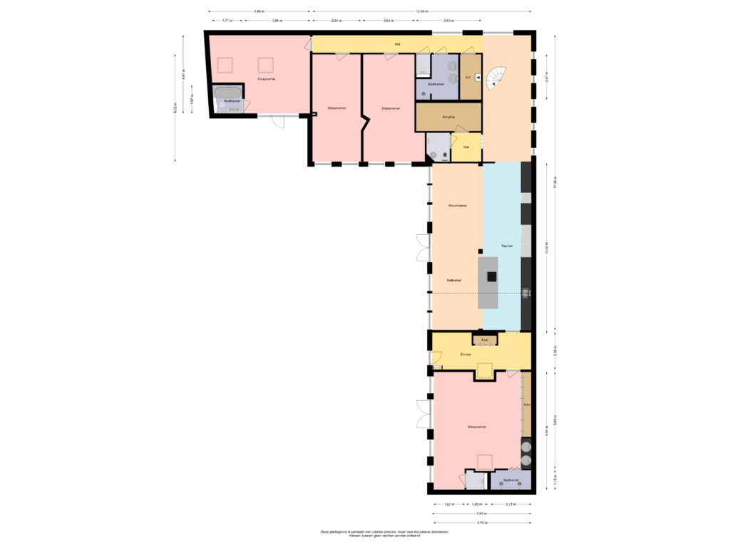 Bekijk plattegrond van Begane grond van Ceintuurbaan 2-B