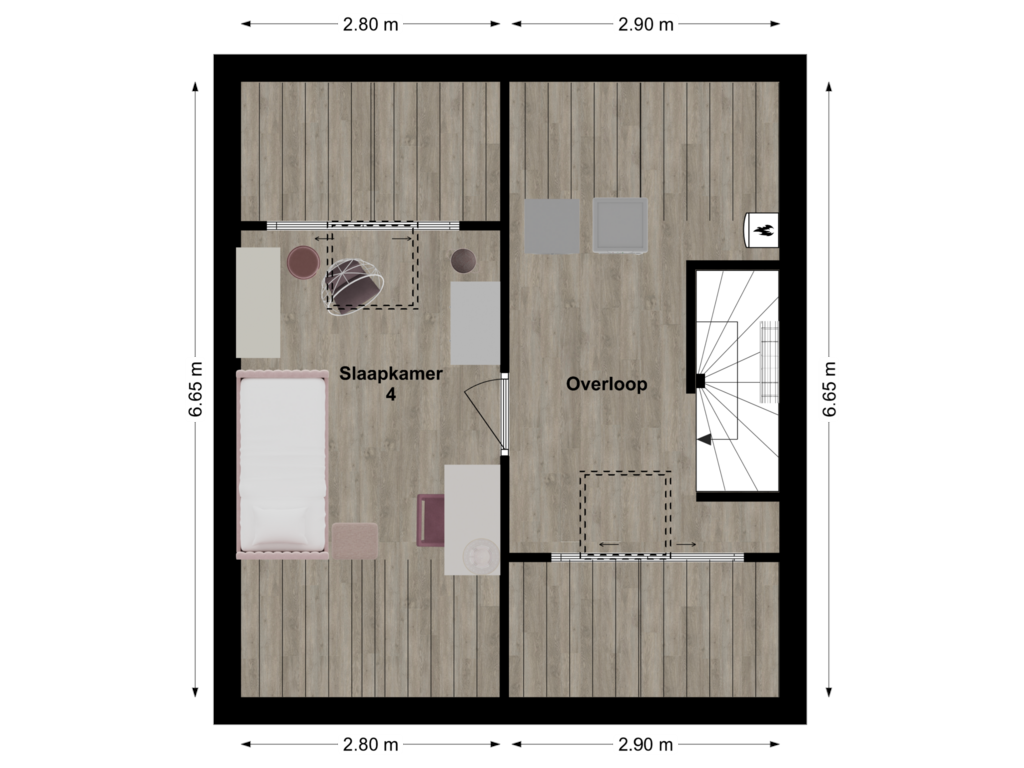 Bekijk plattegrond van Floor 2 van Korenschoof 13