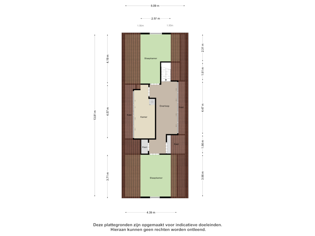 Bekijk plattegrond van Eerste Verdieping van Nieuweweg 66