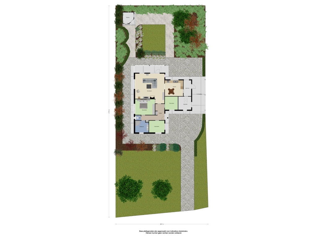 View floorplan of Begane Grond-Tuin of Juffertoren 26