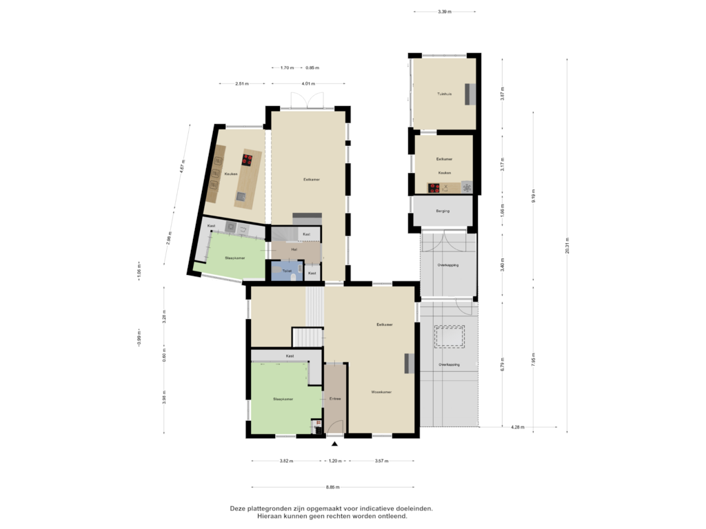 Bekijk plattegrond van Begane Grond van Vlieterdijk 9