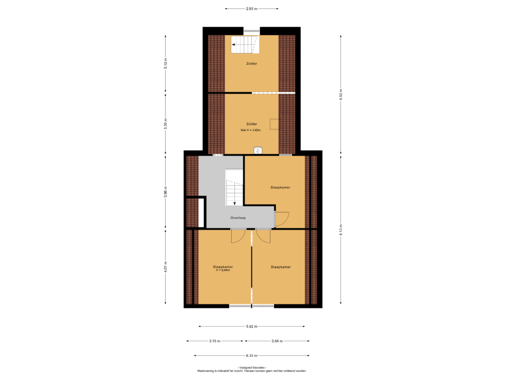 Bekijk plattegrond van 1e verdieping van Schebbelaarsestraat 7