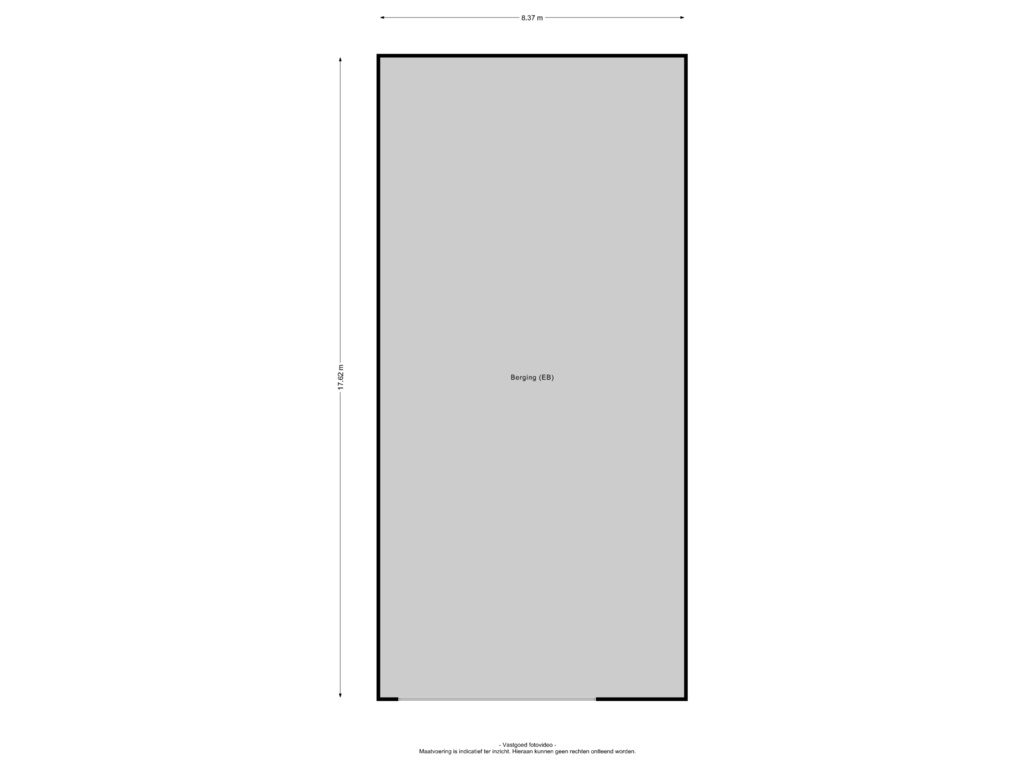 Bekijk plattegrond van Loods van Schebbelaarsestraat 7