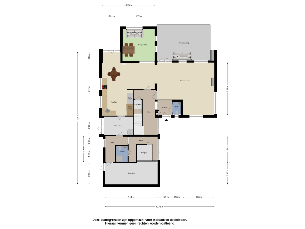 Bekijk plattegrond van Begane Grond van Collatorlaan 8