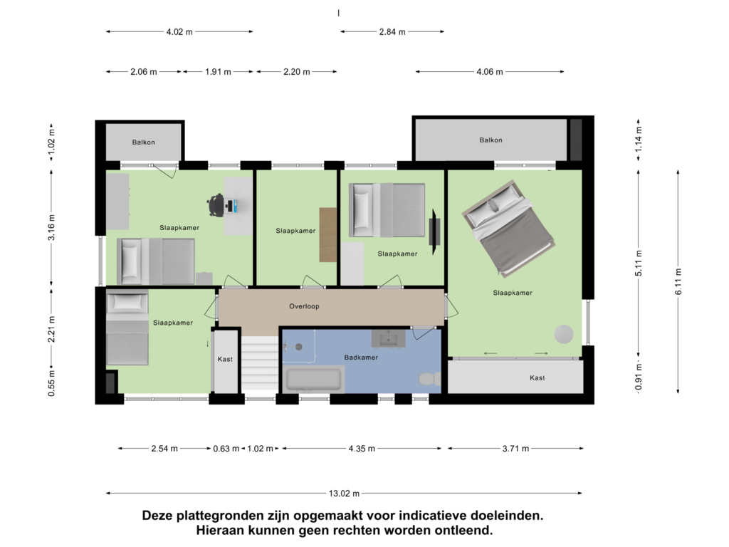 Bekijk plattegrond van Eerste Verdieping van Collatorlaan 8