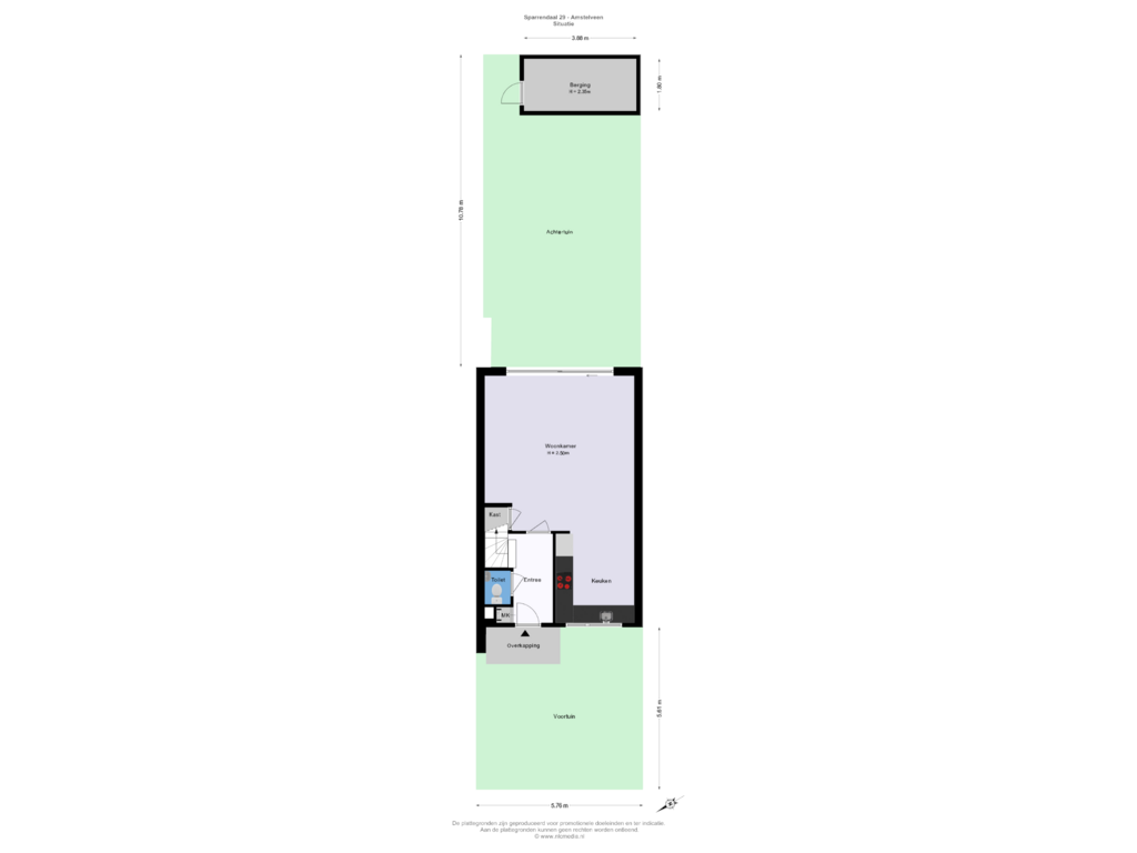 Bekijk plattegrond van Situatie van Sparrendaal 29