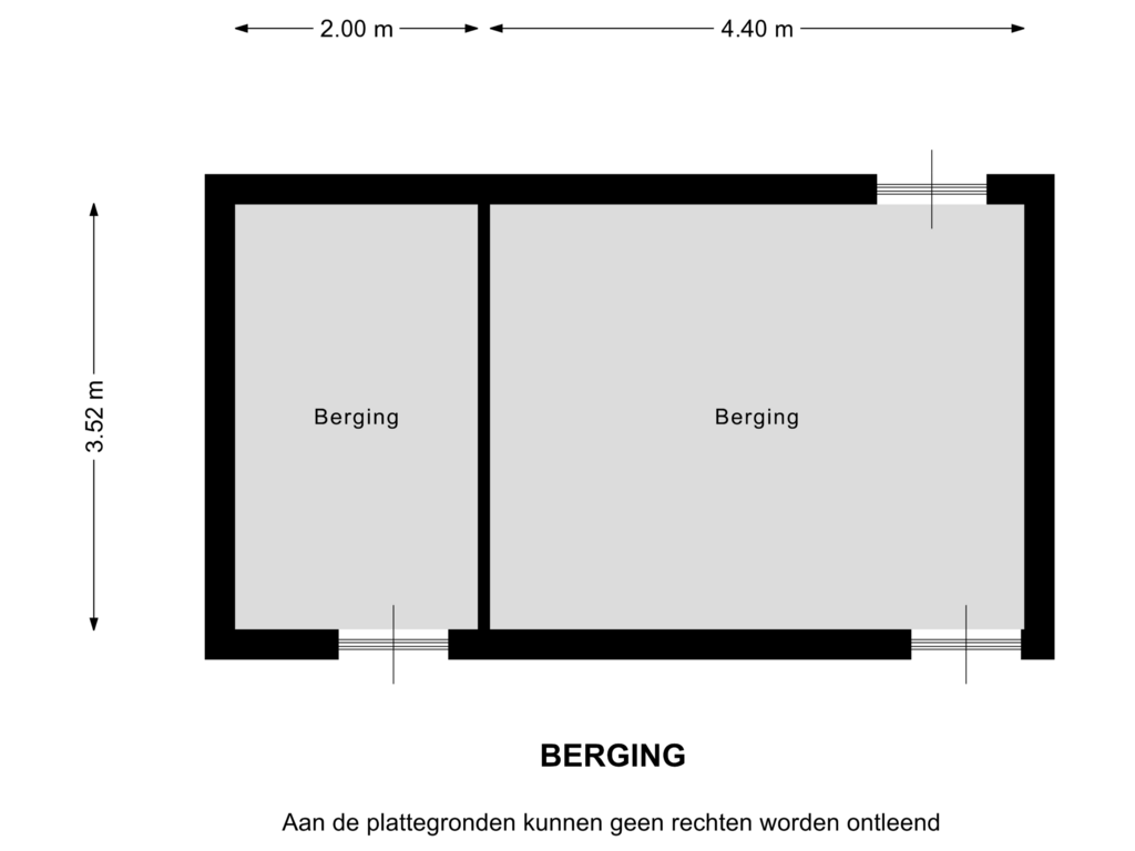 Bekijk plattegrond van Berging van Albardastraat 37