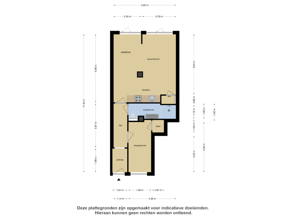 Bekijk plattegrond van Appartement van Victorieplein 37