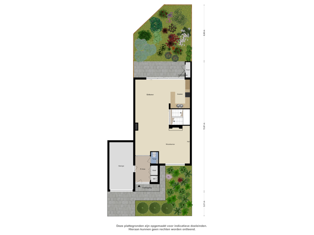 Bekijk plattegrond van Begane Grond Tuin van Bertha von Suttnerstraat 7