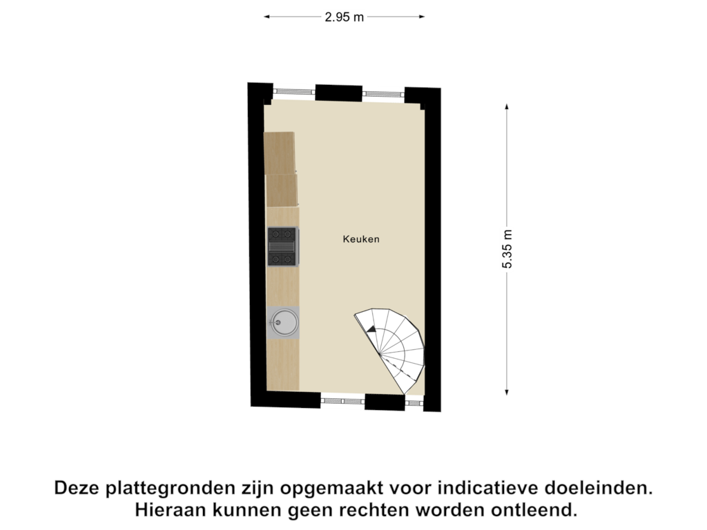 View floorplan of Eerste Verdieping of Lange Haven 22-B