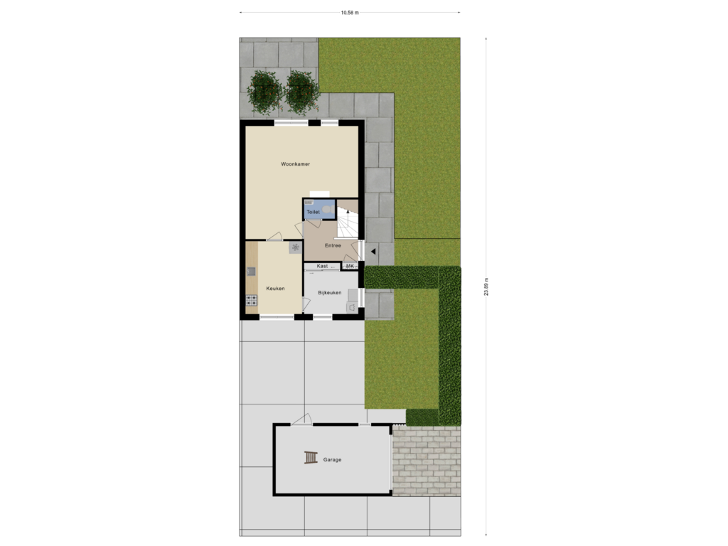 Bekijk plattegrond van Begane Grond_Tuin van Torenvalk 23