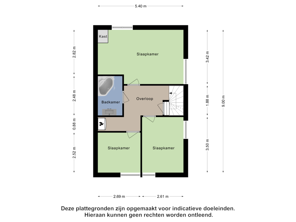 Bekijk plattegrond van Eerste Verdieping van Torenvalk 23