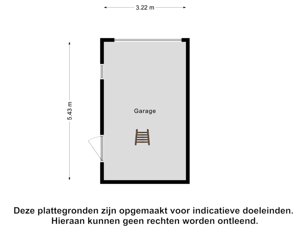 Bekijk plattegrond van Garage van Torenvalk 23