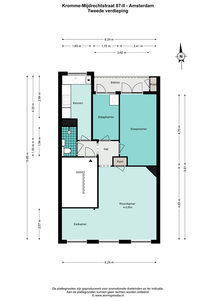 Foto 22 van Kromme-Mijdrechtstraat 87-2