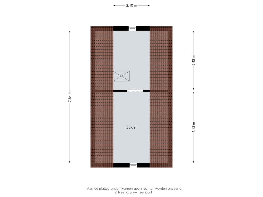 Bekijk plattegrond van Verdieping 2 van Houtwal 22