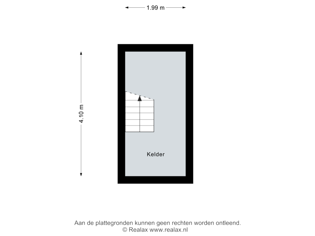 Bekijk plattegrond van Kelder van Houtwal 22