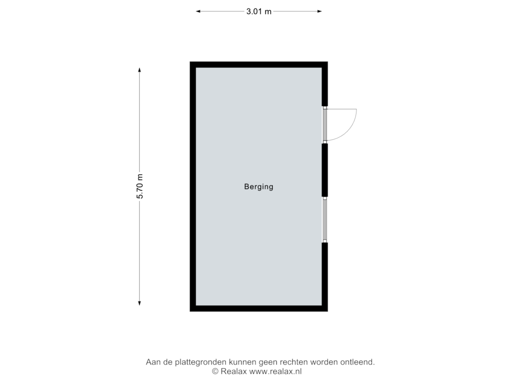 Bekijk plattegrond van Berging 1 van Houtwal 22