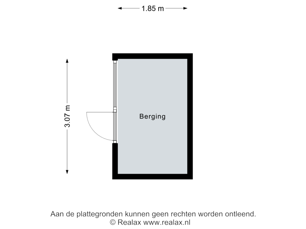 Bekijk plattegrond van Berging 2 van Houtwal 22