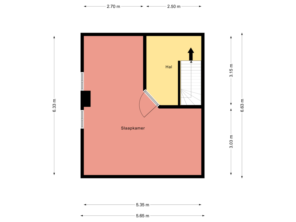 Bekijk plattegrond van Zolder van Mauritsstraat 38