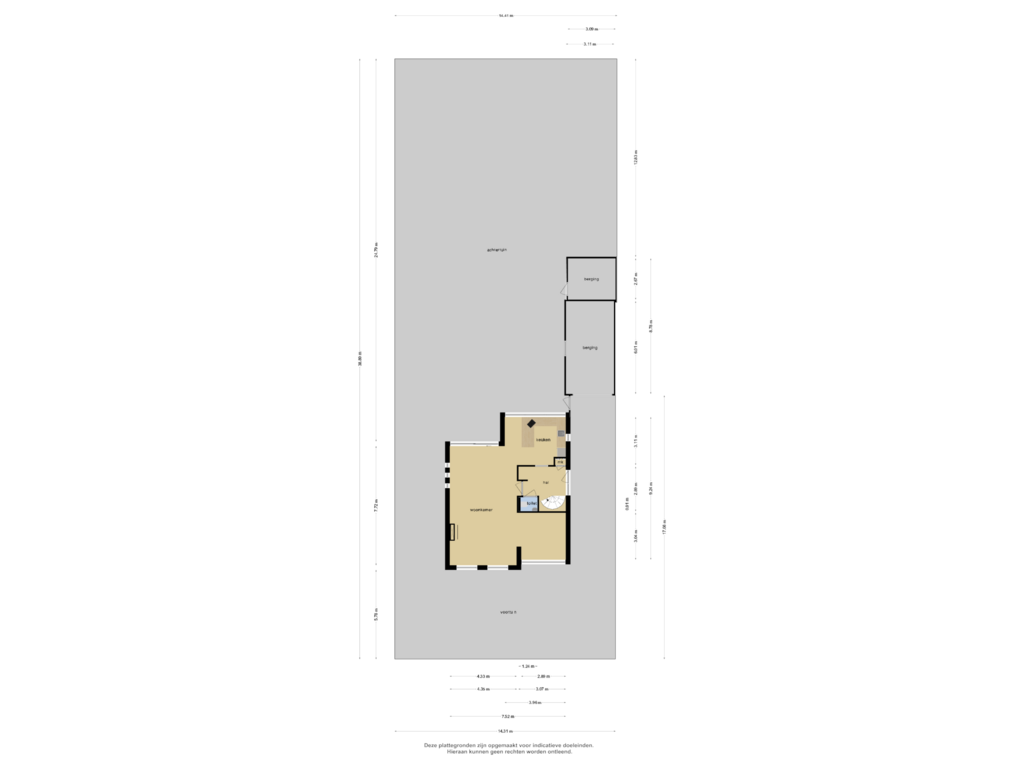 Bekijk plattegrond van begane grond van Hof 24