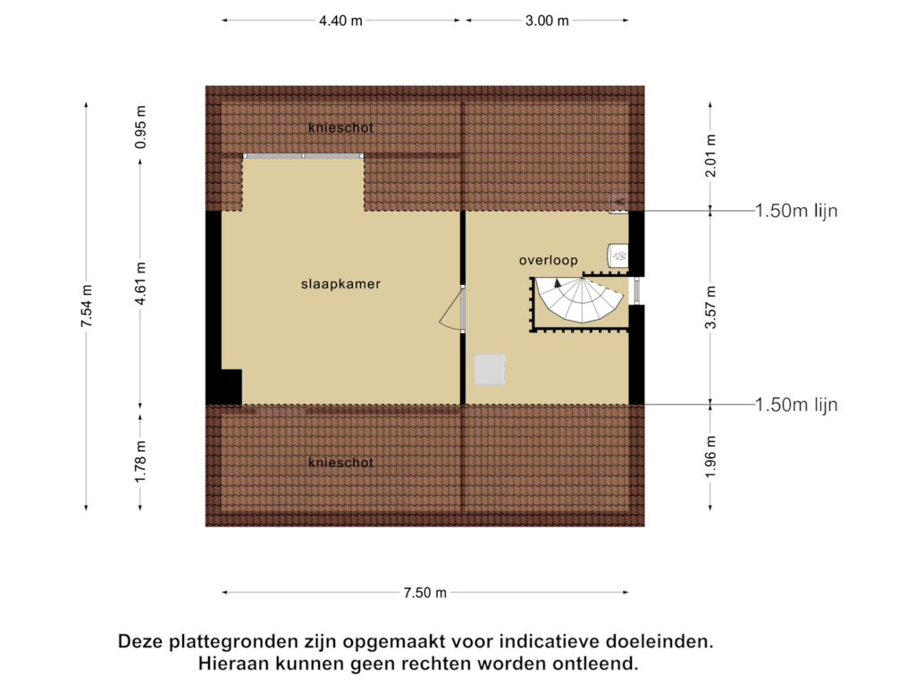 Bekijk plattegrond van 2e verdieping van Hof 24