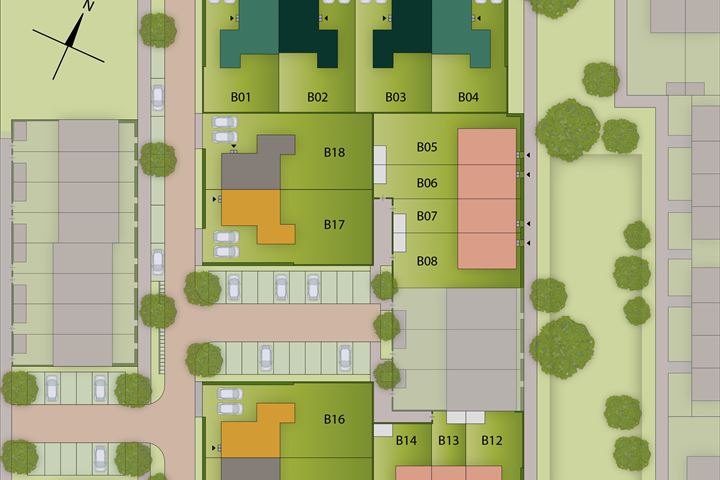 Bekijk foto 2 van 2-onder-1-kapwoning Goudsbloem & Zonnebloem (Bouwnr. B15)