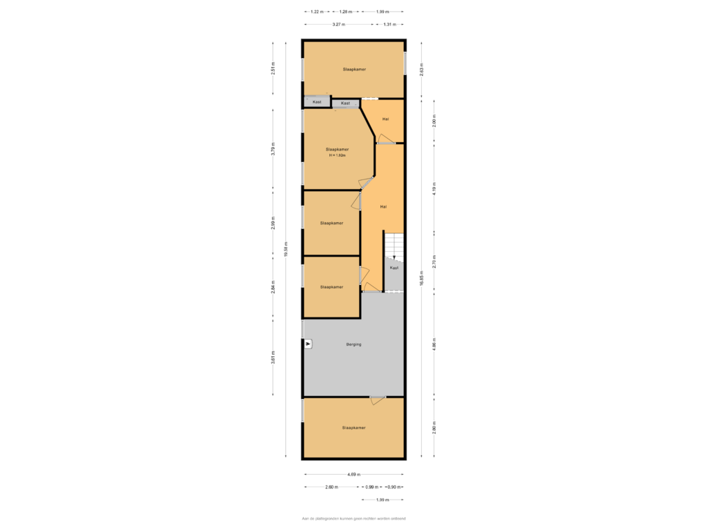 Bekijk plattegrond van Souterrain van Vechtdijk 308