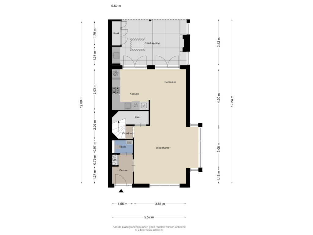 Bekijk plattegrond van Begane Grond van Sneeuwuil 30