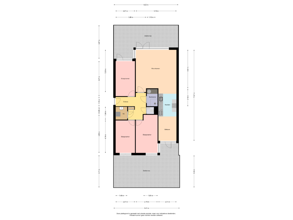 View floorplan of Appartement of Dukaatpassage 133