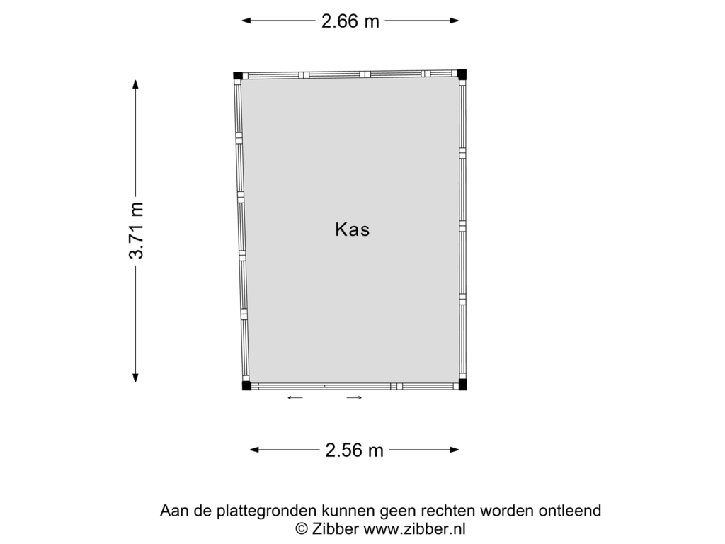 View floorplan of Kas of Sophiastraat 3