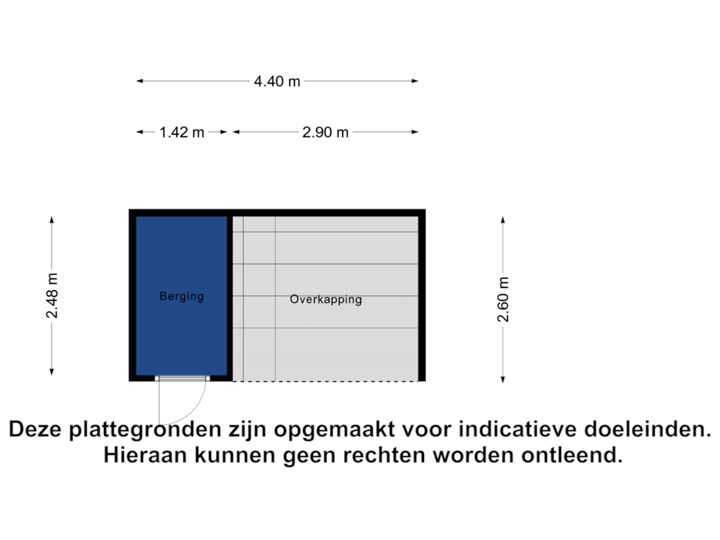 Bekijk plattegrond van Berging van Kwadijk 21