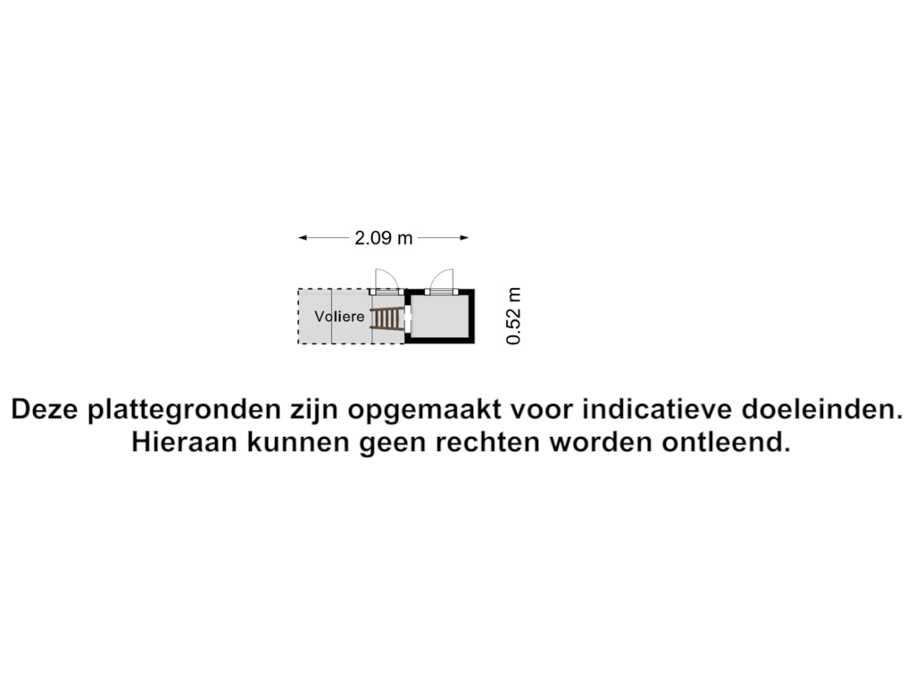 Bekijk plattegrond van Voliere van Kwadijk 21