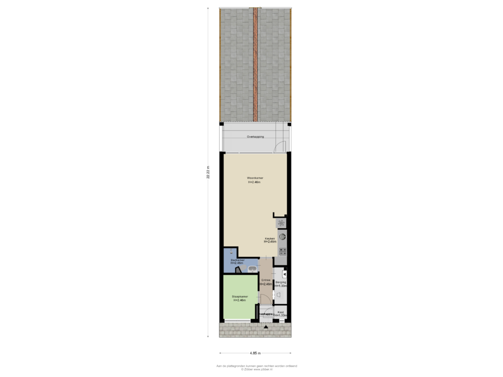 Bekijk plattegrond van Begane Grond-Tuin van Koningspleisterplaats 221