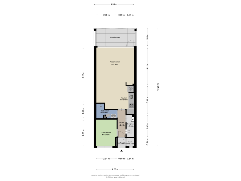 Bekijk plattegrond van Begane Grond van Koningspleisterplaats 221