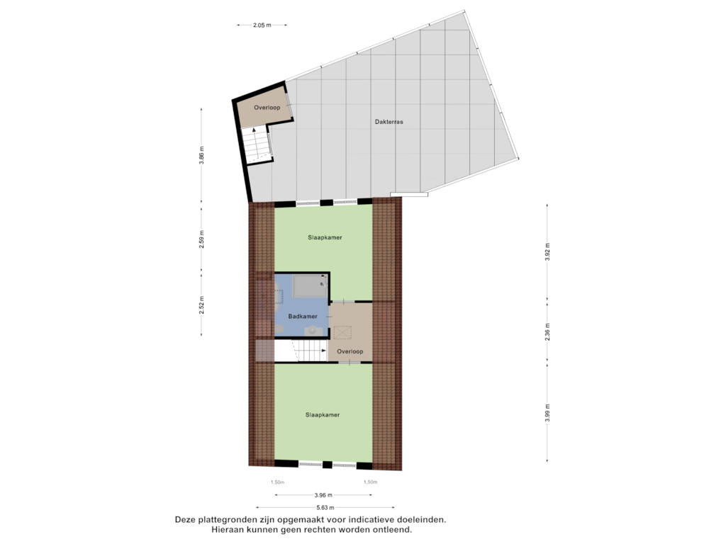 View floorplan of Eerste Verdieping of Heiligeweg 25