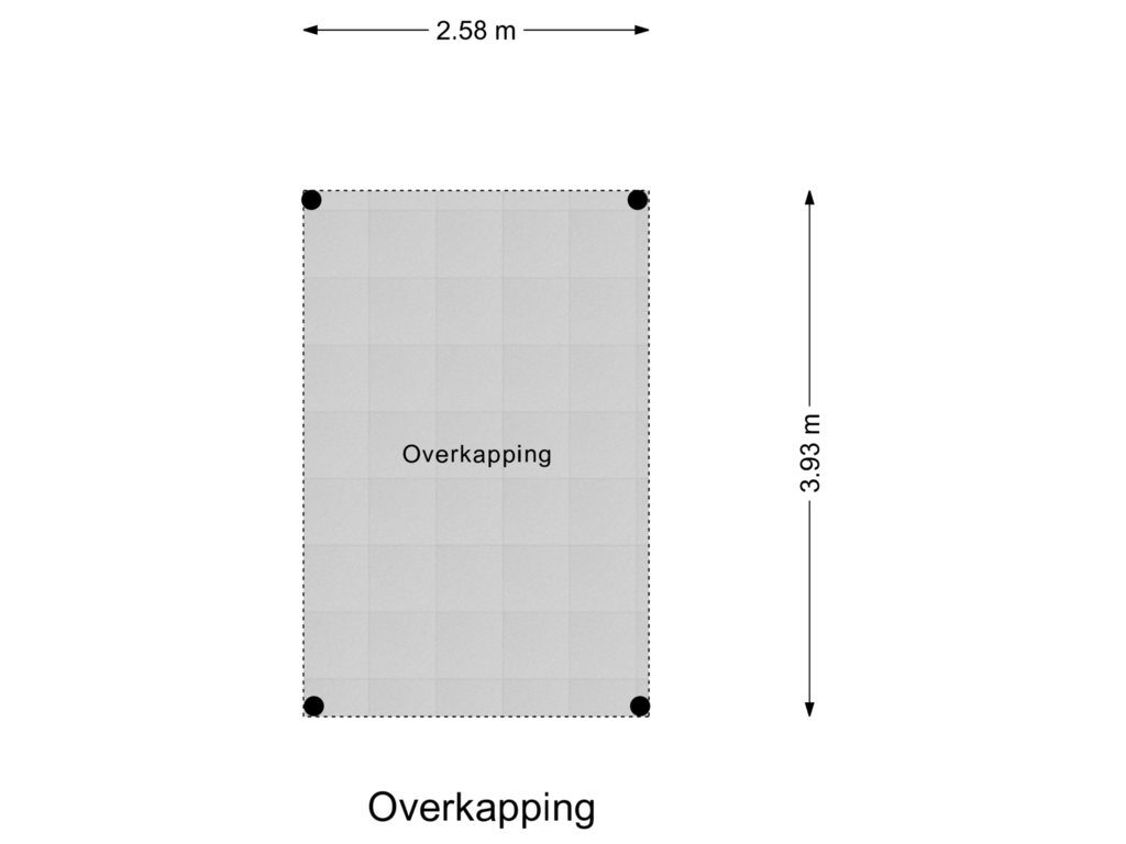 Bekijk plattegrond van Overkapping van Weusteweg 7