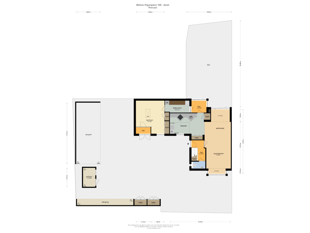 Bekijk plattegrond van PERCEEL van Willem Pijperplein 109