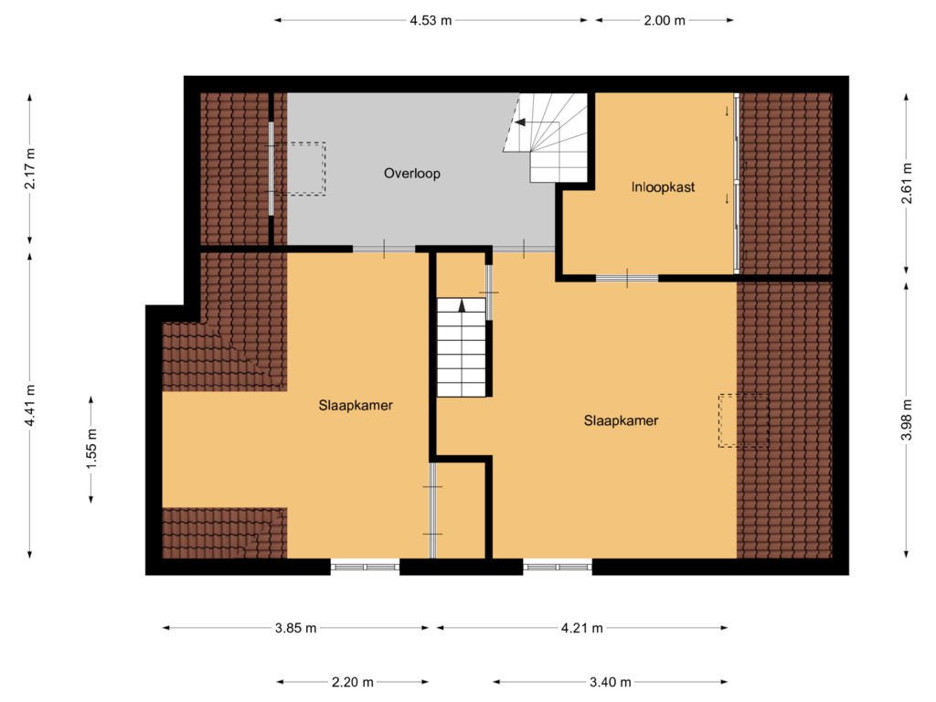 Bekijk plattegrond van 1e verdieping van Heicop 19