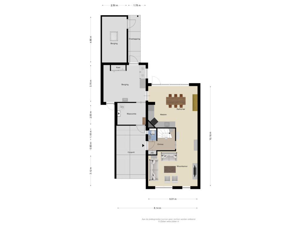 Bekijk plattegrond van Begane Grond van Fazantstraat 48