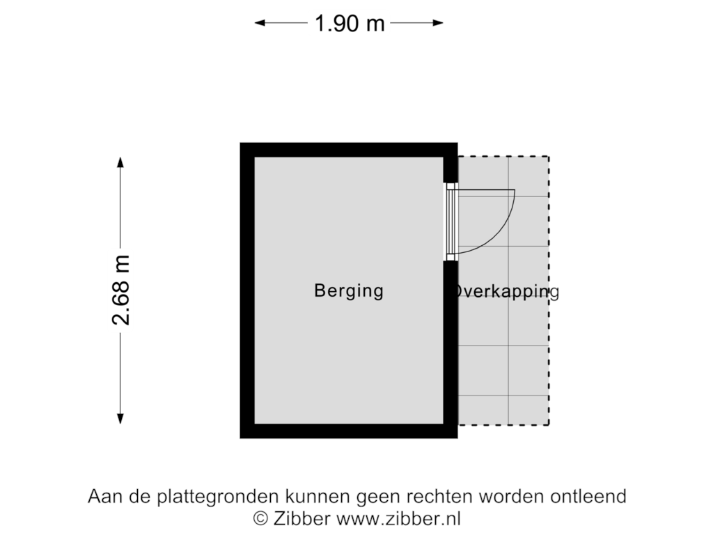 Bekijk plattegrond van Berging van Fazantstraat 48