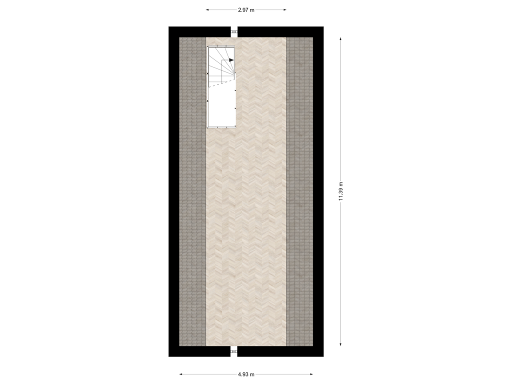 View floorplan of 2e Verdieping of Karstraat 'Karshoef'