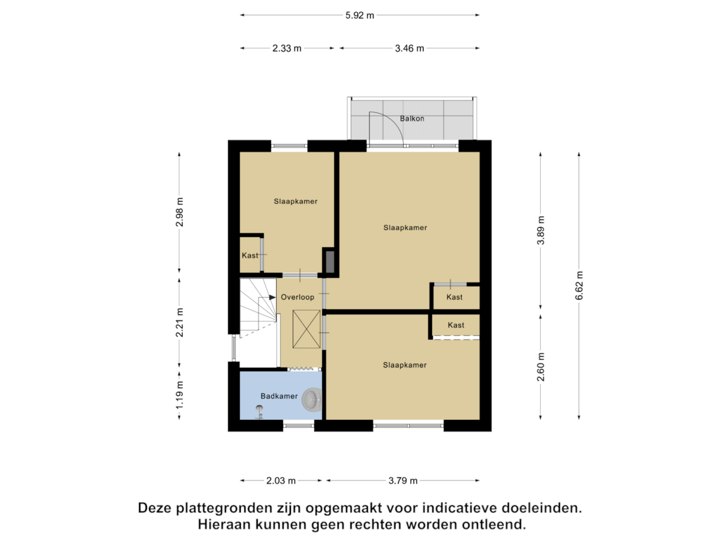 Bekijk plattegrond van Eerste Verdieping van Brinkstraat 32